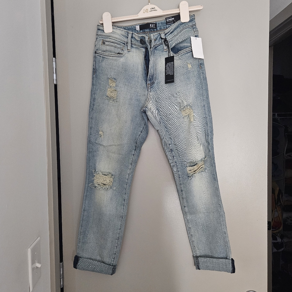 Brand New Kut distressed denim